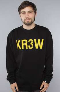 KR3W The Seed Crewneck Sweatshirt in Black  Karmaloop   Global 