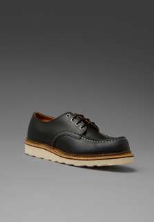 RED WING SHOES Work Oxford in Black Chrome  