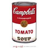 Kunstdruck Poster: Andy Warhol Campbells Soup (Tomato) 66 x 100