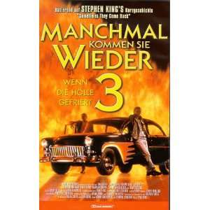 Manchmal kommen sie wieder 3 [VHS] Max Perlich, Clayton Rohner, Chase 
