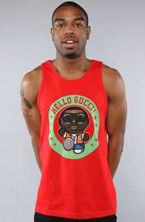 Rich Scampi The Hello Gucci Tank in Red  Karmaloop   Global 