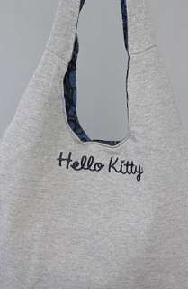 Loungefly The Hello Kitty Face Fleece Tote in Gray  Karmaloop 