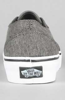Vans The Era Laceless Sneaker in Heathered Black Fleece : Karmaloop 