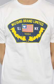 Wutang Brand Limited The Wu SS Tee in White  Karmaloop   Global 