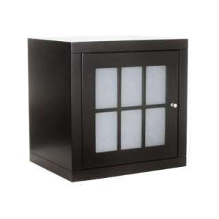 Foremost Zen Stackable Cube With Glass Door in Espresso ZEEW1814 at 