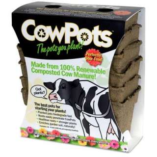 Liquid Fence 4 In. Cow Pots (12 Pack) CP4 12  