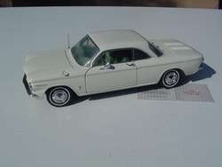 FRANKLIN MINT 1960 CHEVROLET CORVAIR MONZA 2 DOOR CLUB COUPE   WHITE 