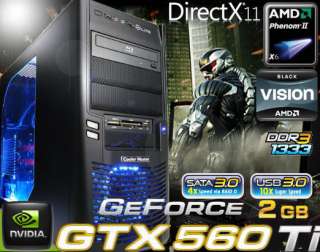 Gamer PC AMD X6 1100T @ 6x4.200 Mhz GTX 560 Ti 2048 MB  
