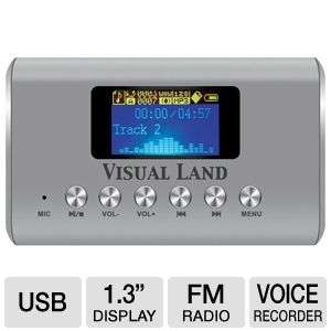 Visual Land ME 909 SIL  Boombox   Built in FM Radio, Voice Recorder 