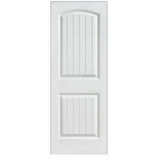   in. Composite White Prehung 2 Panel Slab Door 95358 
