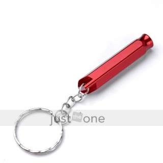  Camping Hiking Aluminum Portable Keychain Loud Whistle Helper  