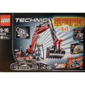 Lego Technik 66318 Superpack 4 in 1 mit 8294 Raupenbagger   8259 Mini 