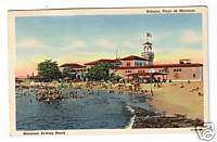 Marianao Bathing Beach, Havana, Cuba Postcard 1950  