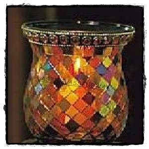 PartyLite Global Fusion HURRICANE PILLAR CANDLE HOLDER  