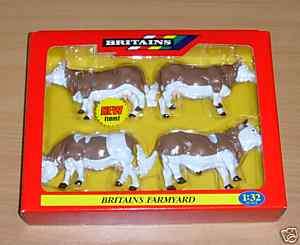 Kühe Set Simmental Britains 42351 132 Bauernhof Tiere  