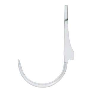 Amerimax Home Products 4 in. White Round Galvanized Sickle Hooks 85104 