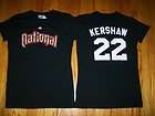 DODGERS CLAYTON KERSHAW WOMENS NATIONAL ALL STAR JERSEY SHIRT SMALL 