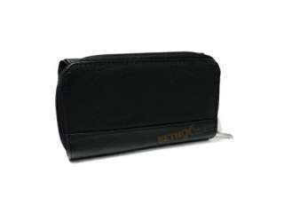 Ladies Quality Leather Purse 7 card slot zipped coin section Black 
