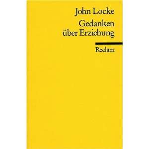 Gedanken über Erziehung  John Locke Bücher