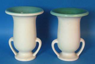 Fine Pair of Art Deco Rookwood Arts & Crafts Pottery Vases MINT Dated 