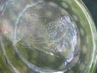 Fenton Vaseline Glass 2473 Coin Dot Opalescent Cruet  
