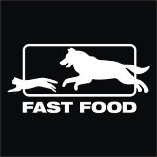 Fast Food  Fastfood  Hund  Katze  Fun S XXL T Shirt  