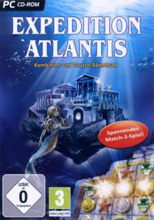Expedition Atlantis tolles MATCH 3 gewinnt PC Spiel NEU  