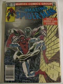 Marvel Comic the Amazing SPIDER MAN # 231 1982 COBRA  