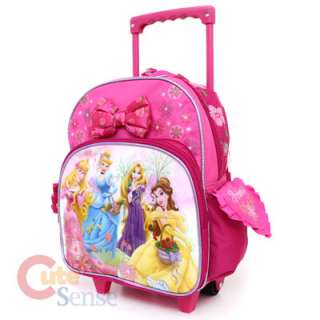   School Roller Backpack 12 Medium Bag w/Rose Bow 875598602277  