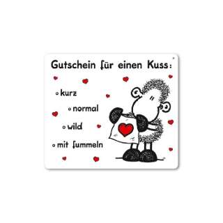 Sheepworld Mousepad Gutschein Kuss Liebe Schaf 59129  