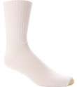 Gold Toe Rayon Bamboo Casual Cuff (6 Pairs)   White (Womens)