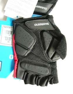 Shimano Accu 3D basic Half finger Cycling Gloves Red  