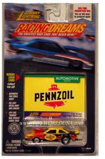 Johnny Lightning~RACING DREAMS~Pennzoil Oldsmobile Pro Stock  