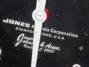 Jones Tachometer, NASCAR, with Tach Drive Distributor  