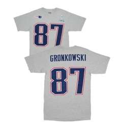 New England Patriots Rob Gronkowski YOUTH Super Bowl Name and Number 