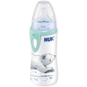   Cup Soft Trink Tülle aus Silikon kleiner Eisbär türkis Babyflasche