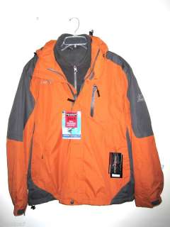 Zero Xposur 3in1 Mens Weatherproof Jacket Coat $180 size LT L Tall 