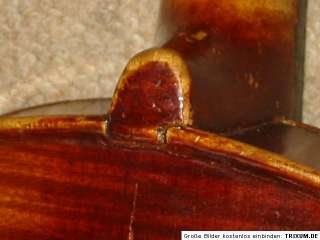 nice old Violin NR violon dedicated to J.F. Kennedy  