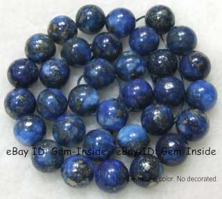12mm round natural Lapis Lazuli gemstone beads strand  