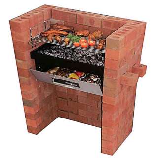 New Garden Build Built In Brick Barbecue BBQ Grill & Pizza Bake Oven 