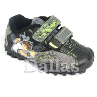 NEW BOYS BEN 10 TRAINERS CASUAL VELCRO TRAINERS SHOES  