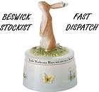 BESWICK Guess How Much I Love You LITTLE NUTBROWN HARE butterfly 