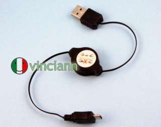 Adattatore USB cavo riavvolgi per LG Optimus Black P970  
