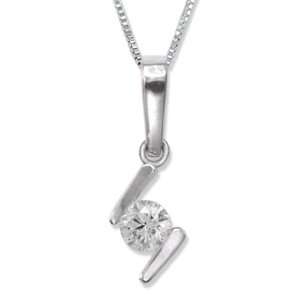   Channel Set Round Diamond Pendant with Chain: Gold and Diamond Source