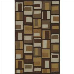 : Dalyn Rug Co. SU1CH Structures Geometric Chocolate Contemporary Rug 