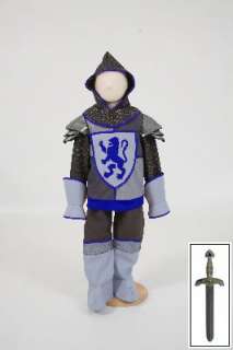 Childrens Crusader St George King Knight Costume Outfit  