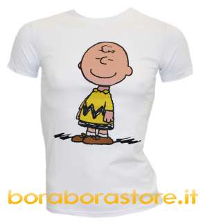 shirt uomo Snoopy Linus bianco tg. S  