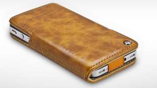 SWITCHEASY DUO LEATHER SLIP CASE for iPHONE 4 4G BROWN  