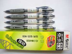 12pen +10refill M&G GP 1008 0.5mm roller gel pen black  