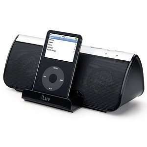  ILUV CREATIVE TECHNOLOGY, iLuv i819BLK Stereo Speaker with 